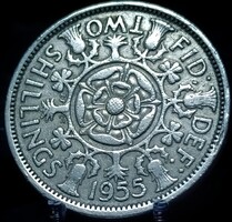 Egyesült Királyság 2 Schilling (Florin), 1955 D14A1