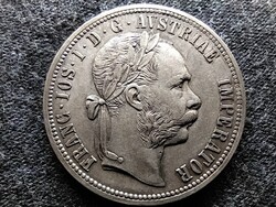 Ausztria Ferenc József .900 ezüst 1 Florin 1877