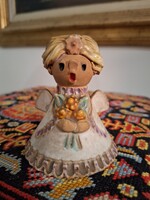 Szilágyi Mária : gyertyatartó angyalka