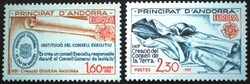 FA321-2 / Francia Andorra 1982 EUROPA CEPT bélyegsor postatiszta