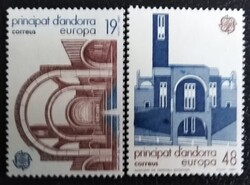 SPA193-4 / Spanyol Andorra 1987 EUROPA CEPT bélyegsor postatiszta