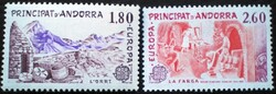 FA334-5 / Francia Andorra 1983 EUROPA CEPT bélyegsor postatiszta