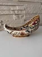 Zsolnay díszes áttört asztalközép, 1800as évek vége! Ritka, gyűjtői darab!