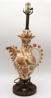 1887 Gyönyörű Nagy Zsolnay Perzsa MIntás Lámpa