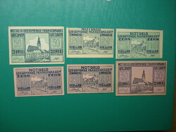 Ausztria szükségpénz / Notgeld Lot 6 db aUNC/UNC