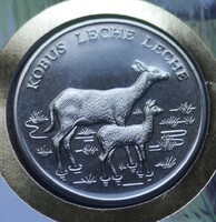 WWF prof borítékos érme 1986 Botswanai antilop (Kobus leche leche)