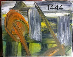 Kris Haas jelzéssel olaj, vászon festmény, 30x 25 cm-es. 1444