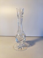 Talpas ólom üveg kristály váza