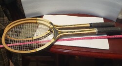 Retro topspeed germina bajnok teniszütők együtt Federer Navratilova Agassi Becker nem írta alá még