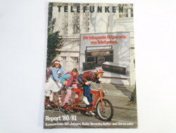 Telefunken brosúra, rádió, sztereó, magnó, bajazzo, gavotte stb..