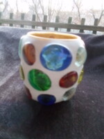 Plasztikus  üveg kisméretű váza