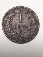 1 krajcár 1860.B.