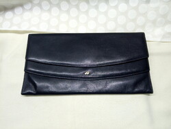 Fekete boríték (Clutch) ökö bőr táska