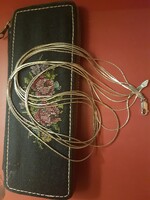 Gyönyörű- aranyozott-- TÖBBSZÁLAS-jelzett ag, 925- elegáns olasz ITALY nyaklánc eladó -