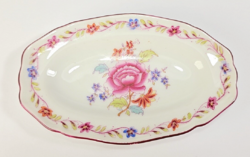 Antik óherendi virágmintás porcelán tálka