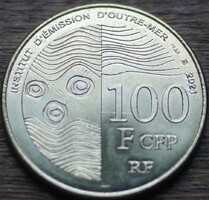 Francia Csendes-óceáni Területek 100 frank 2021