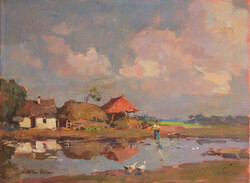 Csallóközi Farkas Lőrinc (1898-1966): Tanya.