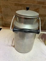 Aluminum Milk Jug.