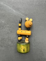 Klasszikus retro játék, mozgatható fafigura