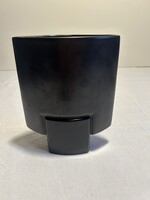 Rosenthal Porcelaine Noire, fekete porcelán váza, különleges darab