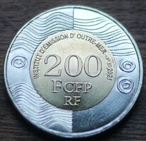 Francia Csendes-óceáni Területek 200 frank 2021