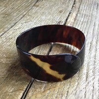 Antik teknőspáncélból készített karperec