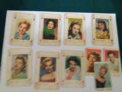 1959.- FILMSZTÁROK -  Maple Leaf Gum RÁGÓGUMI KÁRTYÁK  - ritka darabok EGYBE