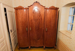 3 ajtós neobarokk ruhásszekrény 1930-1950