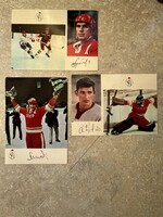 Soviet Hockey Legends – printed autographed postcard series (1973–1974) – all in one