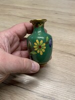 Kínai rekeszzománc (cloisonné) kisváza
