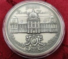 Gödöllői Királyi Kastély avatási ezüst emlékérem 1996 -Ritkaság