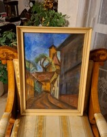 Perlrott Csaba Vilmos festmény! Nagybánya!