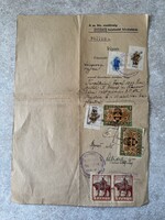 1945 körüli m. kir. rendőrségi hivatalos irat – okmánybélyegekkel, Budapest – ritka, gyűjtői darab