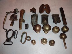 Régi szúró-, vágófegyver alkatrészek
