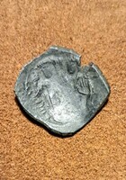 „Bizánci bronz tálka pénz (scyphate) – Komnénosz-kor, 11–12. század”