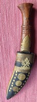 Régi tradicionális kukri  ( khukuri) kés 18000.-Ft