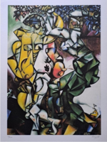 MARC CHAGALL - Ádám és Éva
