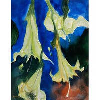Jozefka Antal (1935- ) Angyaltrombita, 1999 - nagyon jó színvilágú alkotás /számlát adunk hozzá/