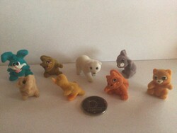 Picurka, mini állatok: nyuszi, mókus, maci, róka, hörcsög, jegesmedve, kiskacsa
