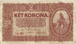 2 korona 1920 2aa sorozat nem csillagos 1.
