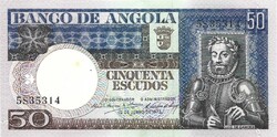 50 escudo escudos 1973 Angola aUNC
