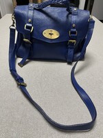 Mulberry - Alexa Pigment Blue sorszámozott női bőr válltáska