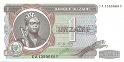 1 zaire 1979 Zaire UNC