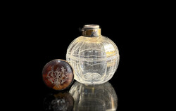 Angol ezüst parfümös üveg