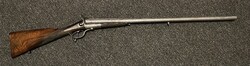 Antik , 1860 körül készült, nagyon szép  dupla csövű puska !
