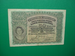 Svájc 50 frank / francs 1940 Ritka!