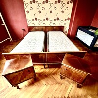 Vintage polgári hálószobabútor garnitúra