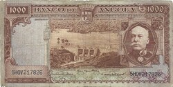 1000 escudo escudos 1956 Angola Ritka