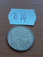 NORVÉGIA 10 KORONA 1995 Alpakka, V. Harald király  B14