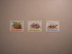 Saint Vincent - Fauna, vadállatok 1980